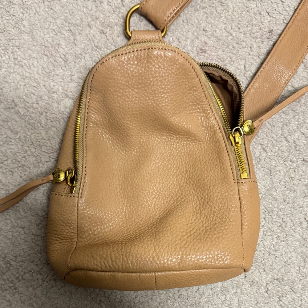 HOBO Tan Leather Backpack